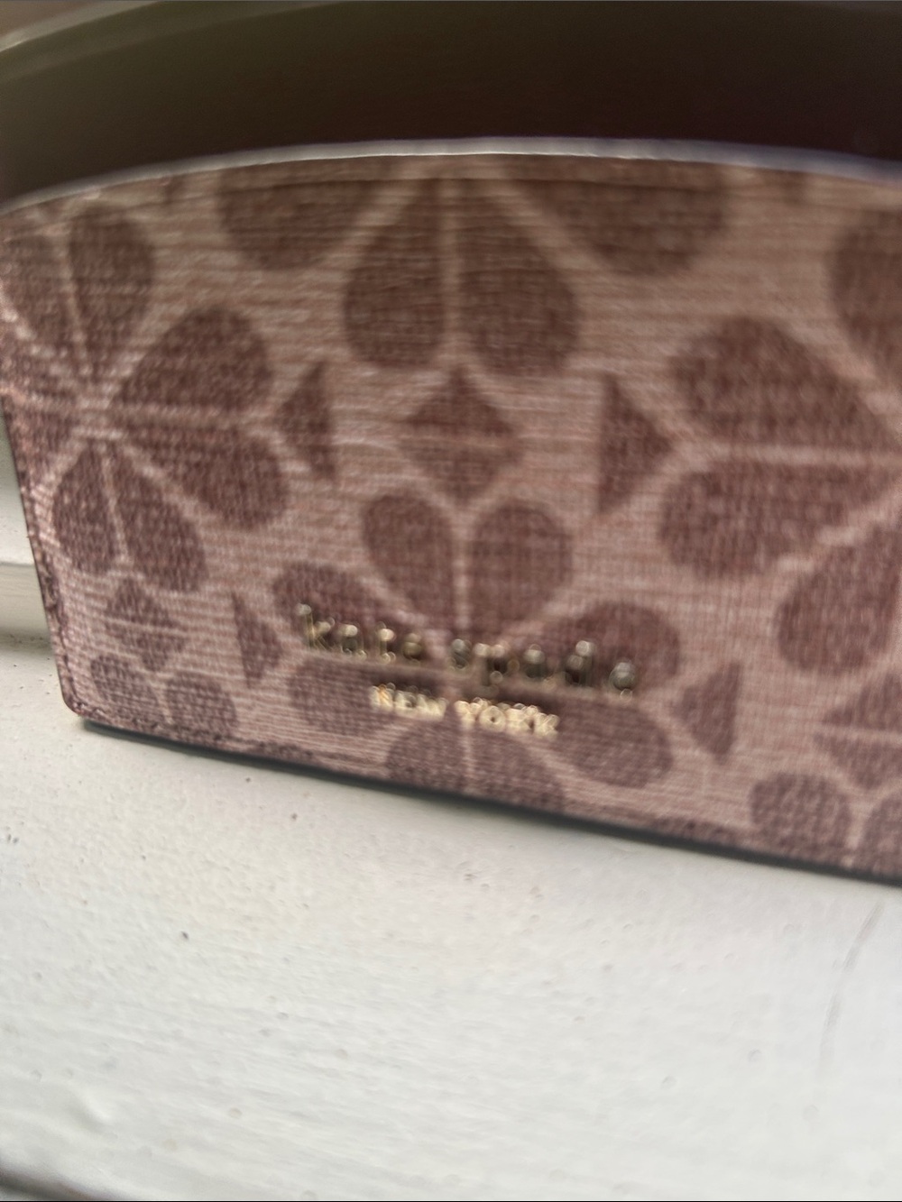 kate spade Brown Floral-Pattern Crossbody Bag